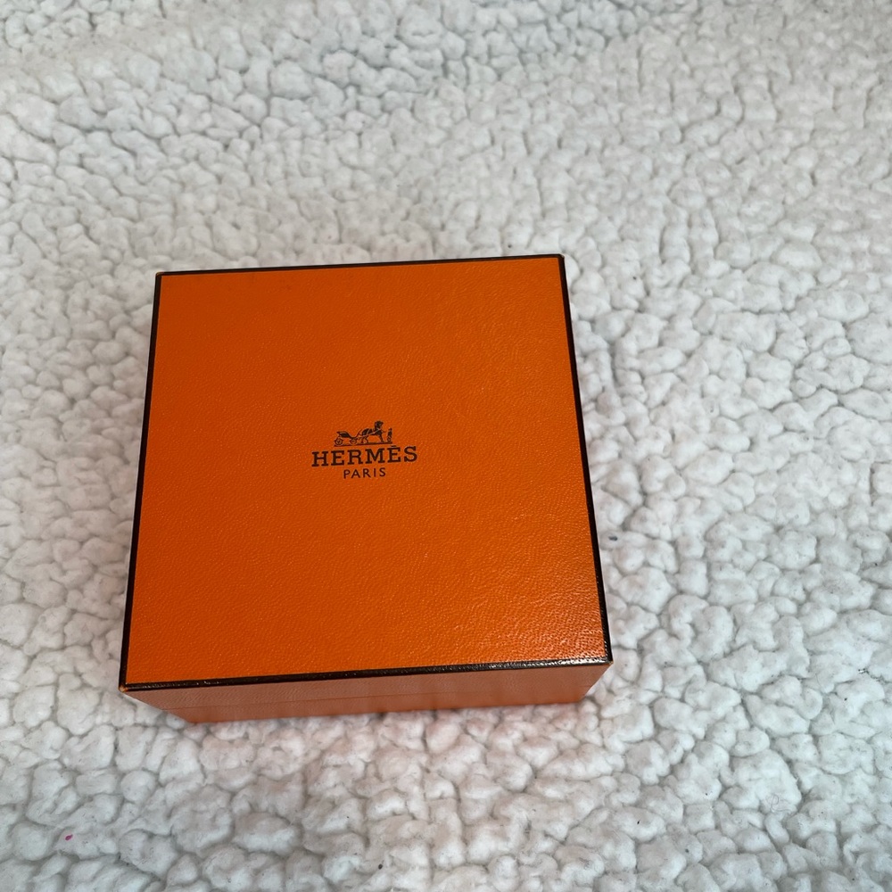 Authentic Hermès Trinket Box with Pouch